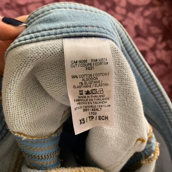 Splendid Split Front Denim Skirt - Picture 9 of 12